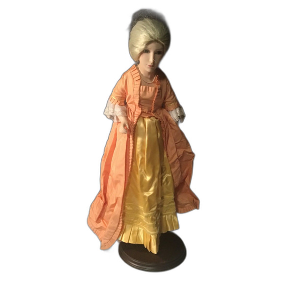 Vintage 23" Franklin Heirloom Dolls Martha Washington - Stately Doll - Picture 1 of 3